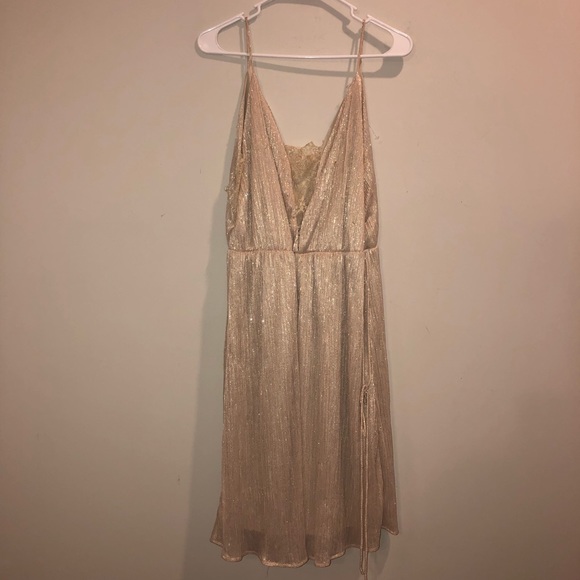 spirit of grace Dresses & Skirts - Spirit of Grace Tan Sparkly Dress